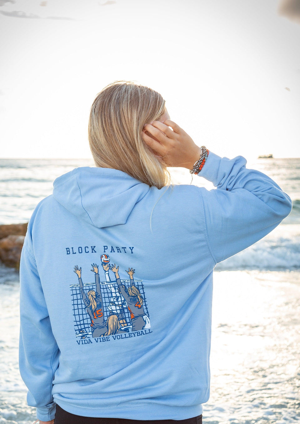 Block Party Hoodie - VidaVibe Volleyball